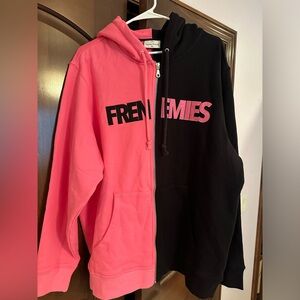 teddy fresh x frenemies limited edition zip up hood
